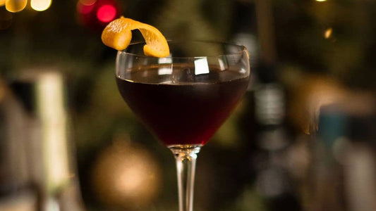 Ping Pong Cocktail Recipe - Delightfully West Cost, A Fruity and Herbaceous Perfect Martini Riff
