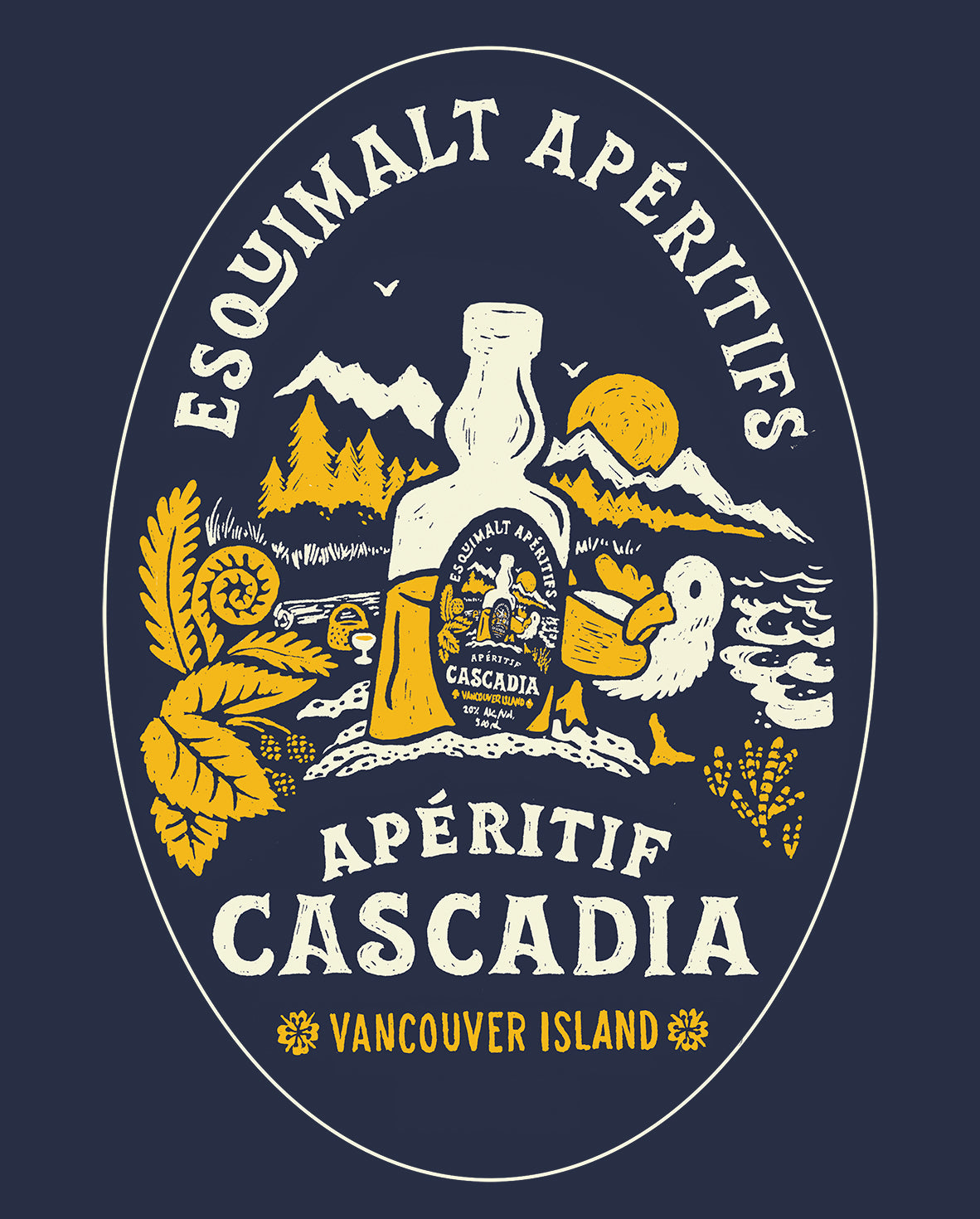 Apéritif Cascadia Poster